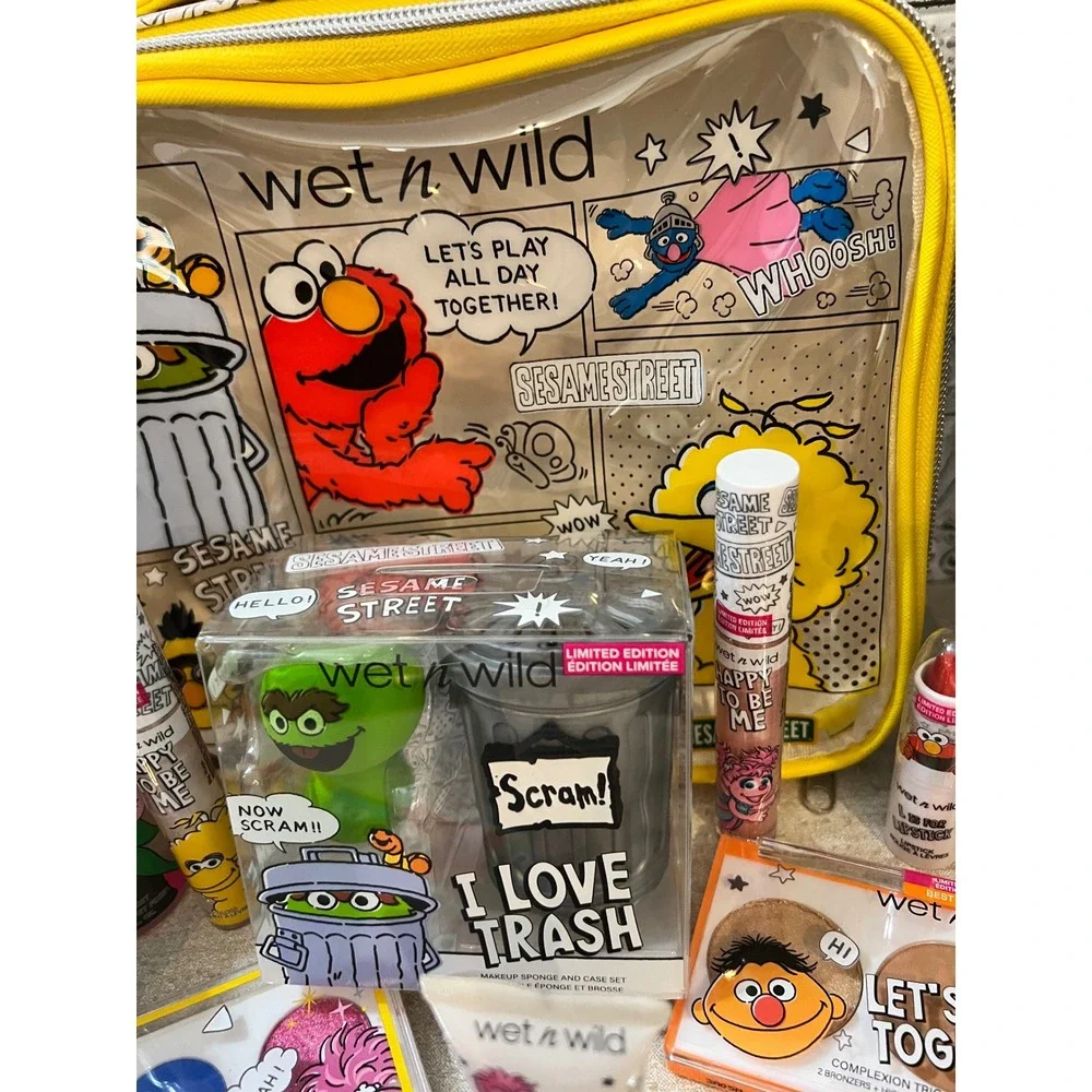Wet n Wild Sesame Street Limited Edition Makeup Collection Full Set New NIB